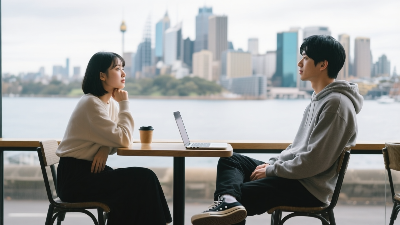 学生ビザで学ぶ若い留学生